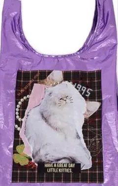 ポール&ジョー　 パープル エコバッグ　マルチケース　2個セット