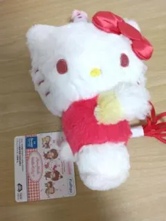 モンチッチ×ハローキティだきつきポシェット