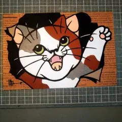 切り絵 猫 (猫百態)