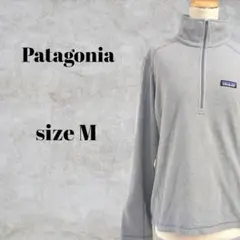 〇　Patagonia　パタゴニア　ハーフジップ フリース　M　グレー