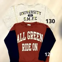 トレーナー　120,130 2枚セット