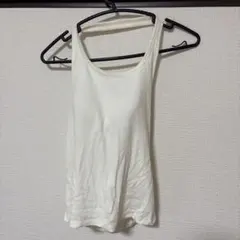 UNIQLO AIRism ブラタンクトップ ホワイト Lのサムネイル