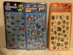 ズートピアトイ・ストーリーリトルグリーンメンミッキーミニーぷくぷく4シートセット