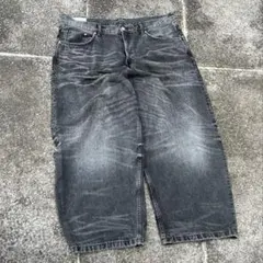 希少 H&M スーパーバギーデニム 28/30 ブラック buggy fti - メルカリ