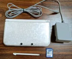 ニンテンドー3DS LL　アイルー ホワイト 本体 モンハンスペシャルパック