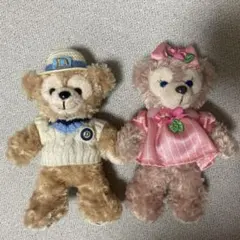 ダッフィーとシェリーメイ ぬいぐるみセット