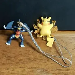ポケモン根付けマスコット レジェンドバトル ガブリアス ピカチュウ
