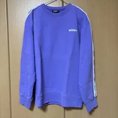 NERDY パープル クルーネック トレーナーのサムネイル