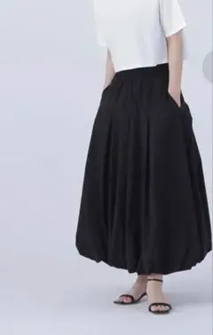 【NATURALBEAUTYBASIC 】切替タックバルーンスカートのサムネイル