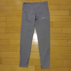 NIKE レディースS パワー ランニング スパッツ ロングタイツ グレー