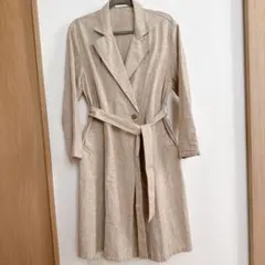 UNIQLO ユニクロ　リネンコットンコート　羽織り　ロングコート　S