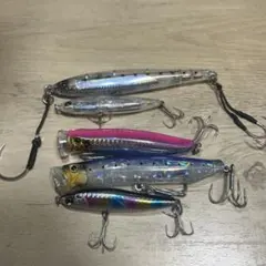 シマノ トップウォータープラグ 4点セット - メルカリ