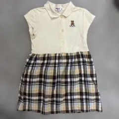 MIKI HOUSE 半袖　ポロワンピース　ワンピース　ミキハウス　子供服
