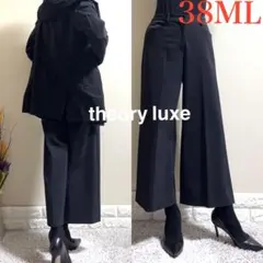 theory luxe セオリーリュクス　定価3.1万　ワイドパンツ　黒　ML