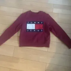 TOMMY JEANS バーガンディ スウェット