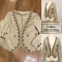 GRACE CONTINENTAL グレースコンチネンタル　ビジュージャケットのサムネイル