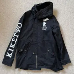 KIKSTYO ブラック モッズコート ミリタリーコート
