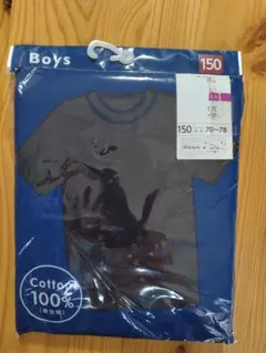 新品 ボーイズ 黒Tシャツ 150cm