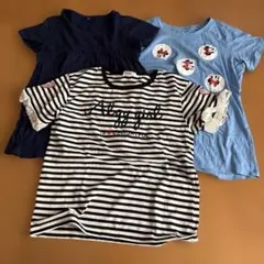 女児150サイズ シャツ3点セット