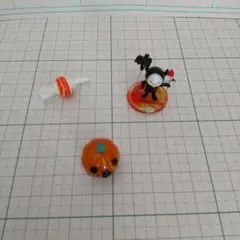 ハローウィン　ガラス　3個セット