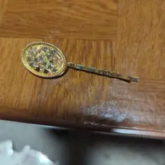 ゴールド 星模様 ヘアピン