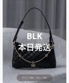 キルティングチェーンハンドミニバック