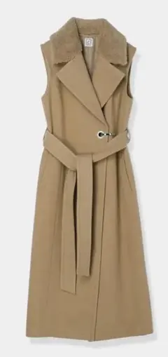 美品】laubeblanc Cropped Suede Trench coat - メルカリ