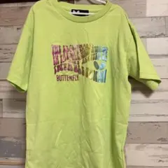 Butterfly ライムグリーン Tシャツ SS