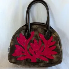 サザンフォレスト　ハワイアンキルト　ムラ染め　手提げバック