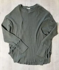 FREAK'S STORE リブ編み長袖トップス