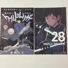 ワールドトリガー 28巻 特典 遠征選抜試験チーム データブック&ポストカード