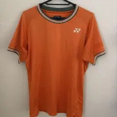 YONEX バドミントンシャツ オレンジ JP M