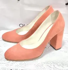 【美品】バーニーズニューヨーク　パンプス　オレンジ　サイズ35