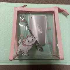 ディズニー　おしゃれキャット　マリーちゃん　クリアポーチ