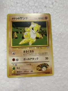 タケシのサンド ポケモンジム第1弾 ニビシティジム タケシ