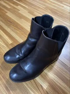 ZARA レディース サイドゴアブーツ ブラック
