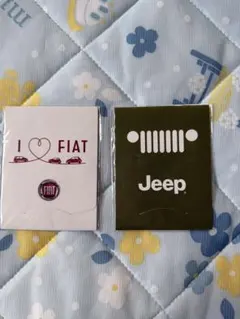 新品 FIAT Jeep あぶらとり紙 2種セット 希少品