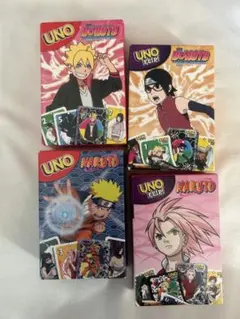 海外限定　カナダマクドナルド　UNO ナルトセット 未使用未開封　限定BOX付き