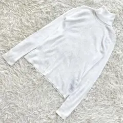 リブハイネック薄手