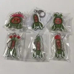 こびとづかんEXPO限定アクリルキーホルダー サボテンのこびと達コンプセット