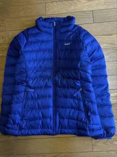 【patagonia】パタゴニア ダウンジャケット 紺色 ガールズL 超美品