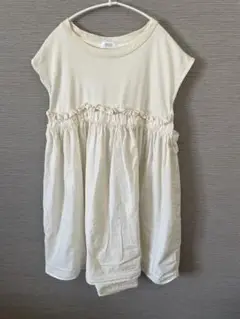 ピグメントキリカエSS ローリーズファーム　フレンチスリーブ　アイボリー
