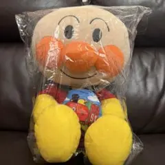 アンパンマン ぬいぐるみ 大きい SLマン 抱きぬいぐるみ 상태좋음 미사용