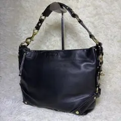 オールドコーチ COACH レザー ショルダーバッグ ターンロック y2k
