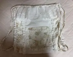 新品 タグ付き merry jenny floralレースナップサック イエローのサムネイル