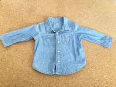 【美品】babyGAP＊デニムワイシャツ ブラウス＊サイズ80