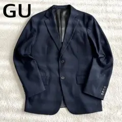 GU ジーユー テーラードジャケット ブレザー カジュアル フォーマル 紺