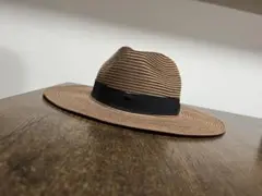 AZUL ブラウン 麦わら帽子 ハット フリーサイズ