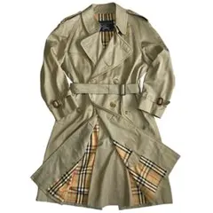 BURBERRY トレンチコート ベルト付き ノバチェック VINTAGE