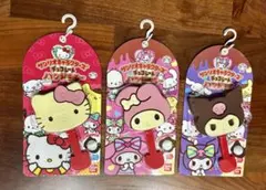 サンリオキャラクターズ　チョコレートハンドミラー　キティ　クロミ　マイメロディ